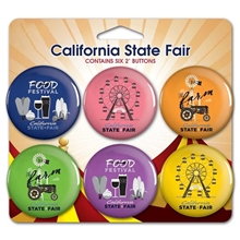 Carded Buttons - 5.375 x 5.875 6- Pack - 2 Buttons
