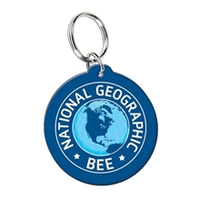 Custom Shape Acrylic Key Ring - up to 3 sq inches