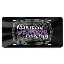 Acrylic License Plate - 12x6 - full Color Imprint on Metallic