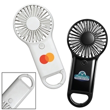 Handheld Portable Carabiner Fan w / Batteries