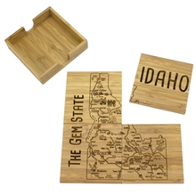 Idaho Puzzle Coaster Set