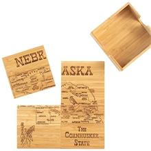 Nebraska Puzzle Coaster Set