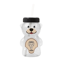 Cubbie rPET Bottle with Straw Lid - 20 oz