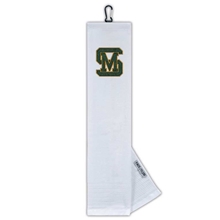 Face / Club White Embroidered Towel - 16 x 24