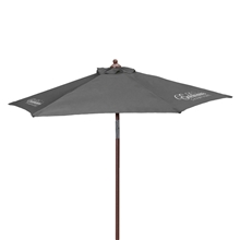 7 Wood Look Tilting Market Umbrella Kit (3 Imprints)