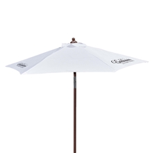7 Wood Look Tilting Market Umbrella Kit (3 Imprints)