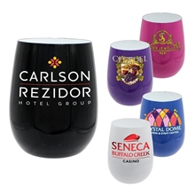 Pure 12 oz Recycled Wine Glass, Full Color Digital