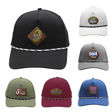 Performance Rope Hat, Leather Patch - Full Color Digital