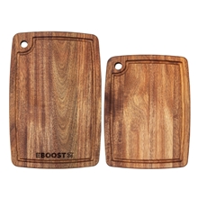 TB Home(R) 2- Piece Acacia Cutting Board Set, 15 x 10 x 5/8 and 12 x 9 x 5/8