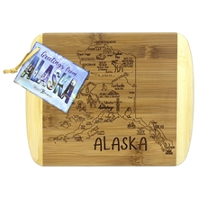 A Slice of Life Alaska Serving Cutting Board