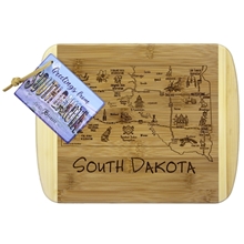A Slice of Life South Dakota Serving Cutting Board