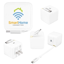 35W ETL Listed A / C Adapter With Retractable Cable