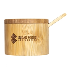 Little Dipper Bamboo Salt Box with Spoon