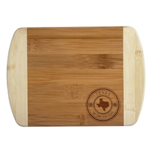 Texas State Stamp 2- Tone Bar Board