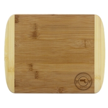 Massachusetts State Stamp 2- Tone 11 Cutting Board