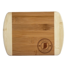 Indiana State Stamp 2- Tone Bar Board