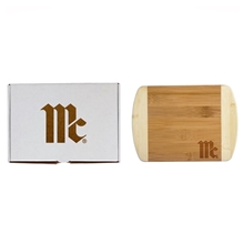8 Two - Tone Cutting Board with Engraved Gift Box