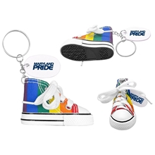 Rainbow Sneaker Keychain