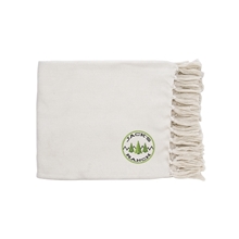 Herringbone Textured RPET Woven Blanket