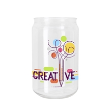 Garyline(R) Can - Shaped RPET Faux Glass - 16 oz.