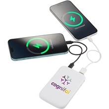 UL Listed 5,000 mAh 20W Power Bank with Integrated Cables