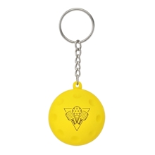 Pickleball Stress Ball Keychain