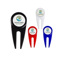 Divot Tool With Magnetic Ball Marker