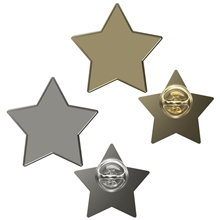 Digistock Lapel Pins Star