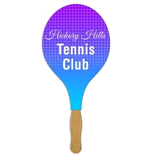 Racket Hand Fan Full Color (1 Side)