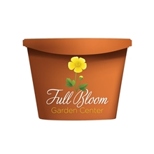 Flower Pot Hand Fan Without a Stick