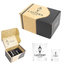 Whiskey Duo Gift Set With Custom Box