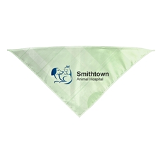 rPET Full Color Sublimated Pet Bandana - Large