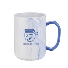 20 oz Ceramic Mug with Marble Pattern