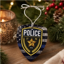 Acrylic Shield Ornament