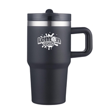 20 oz Vacuum Mug with SS Plastic Handle, RSS Liner, PFAS Free Powder Coating