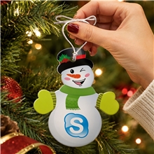 Acrylic Snowman Ornament