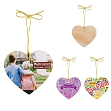 Wood Ornament - Heart