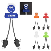 Light Up rABS Multi - Cable Charging Guy