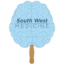 Brain Hand Fan Full Color (2 Sides)
