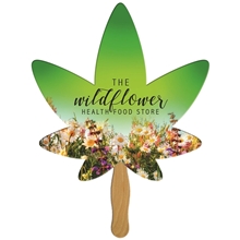 Cannabis Hand Fan Full Color (1 Side)