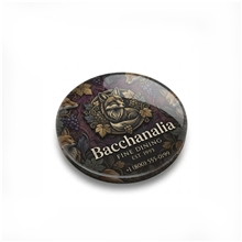 1 1/2 Diameter Circle Acrylic Magnet