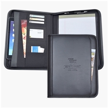 Zippered Letter Size Padfolio