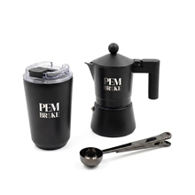 Pembroke Tumbler And Moka Pot Set