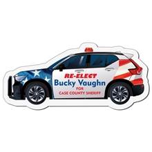 Police SUV Shaped Magnet, Full Color Digital