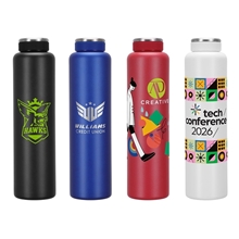 Skinny 17 oz Eco - Friendly Vacuum Insulated Stainless Steel Bottle