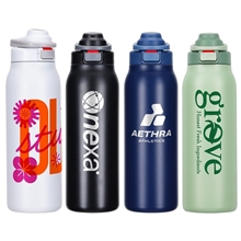 SENSO(R) Mission 32 oz Eco - Friendly 2 in 1 Sip Chug Duoflow Vacuum Insulated Bottle