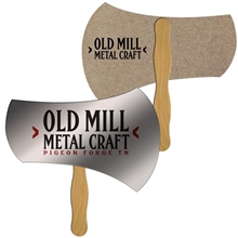 Axe Hatchet Shape Recycled Hand Fan