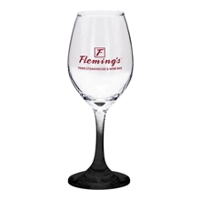 Chilled 10 oz Rioja White Wine Glasses with Color Bottom