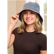 Recycled Cotton Vintage Washed Bucket Hat - Unisex