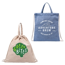 Pueblo Recycled Cotton rPET Drawstring Bag